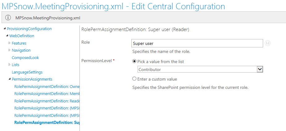 role permission assignment