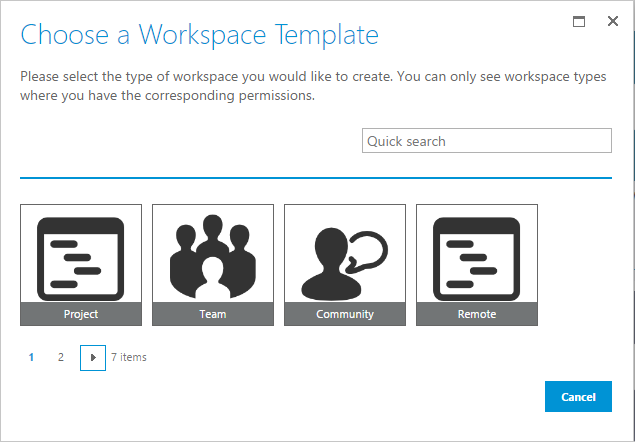 create remote workspace