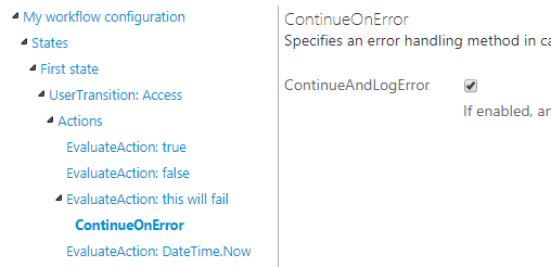 ContinueOnError error handler