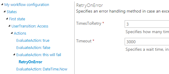 RetryOnError error handler